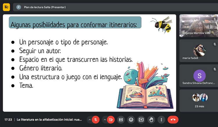 Imagen: Educación continúa potenciando la alfabetización inicial