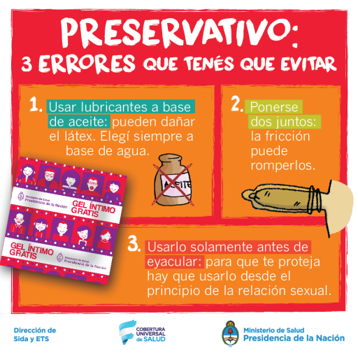 Preservativo: 3 errores que tenés que evitar